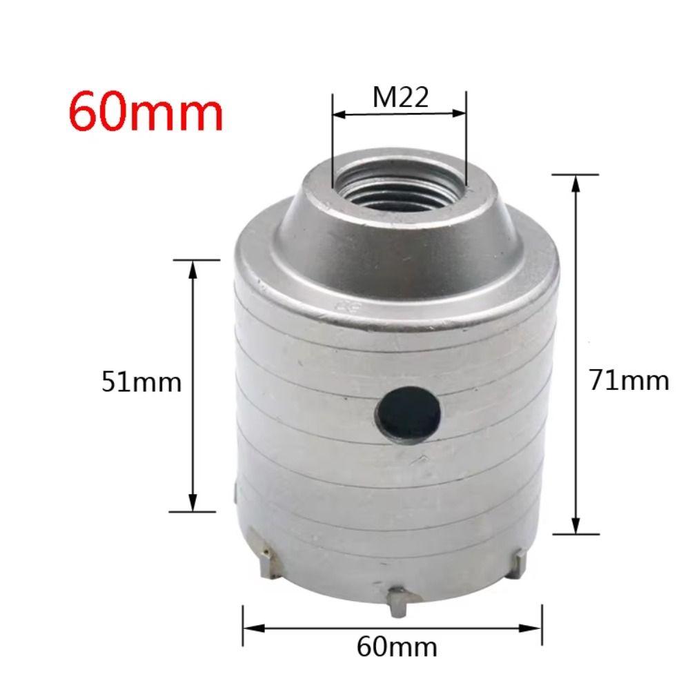 Round Shaft Concrete Hole Saw 40mm-60mm Masonry Construction Tool Construction Project