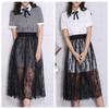 Flower Safety Skirt Petticoat Anti-glare Lining Petticoat Women Lace Underskirt Slips  Spring