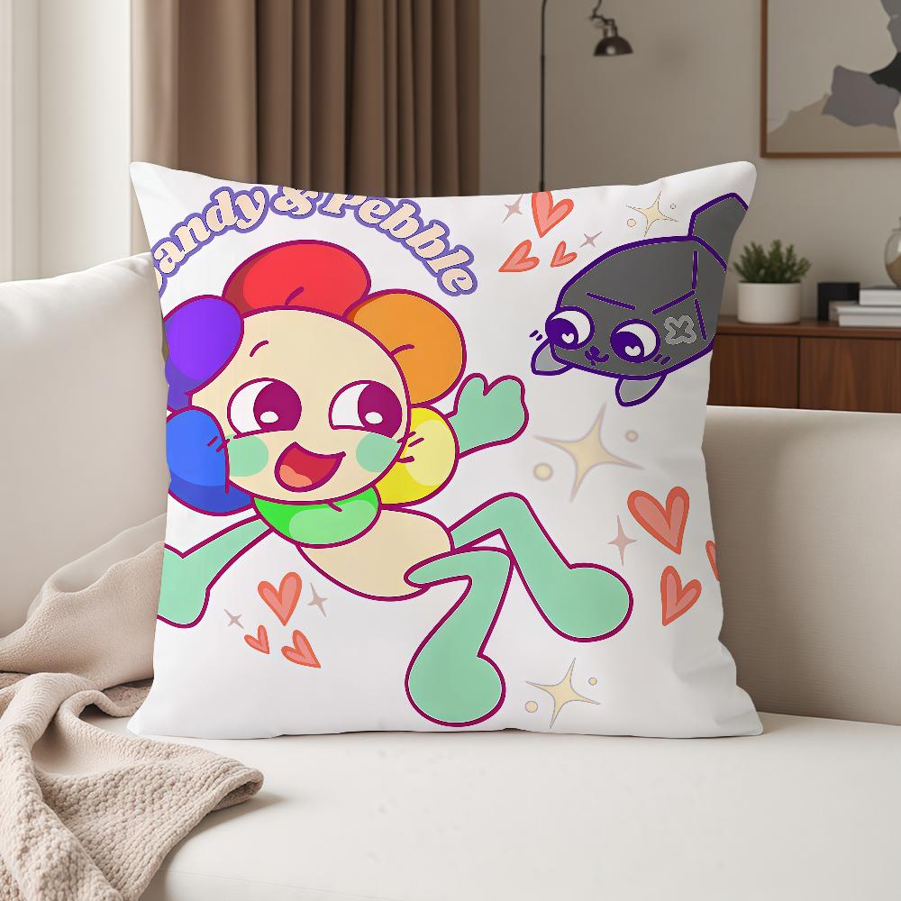Cartoon Cute DDandys WWorld Pillow Case Suitable For Bedrooms Living Rooms Cars Home Decoration