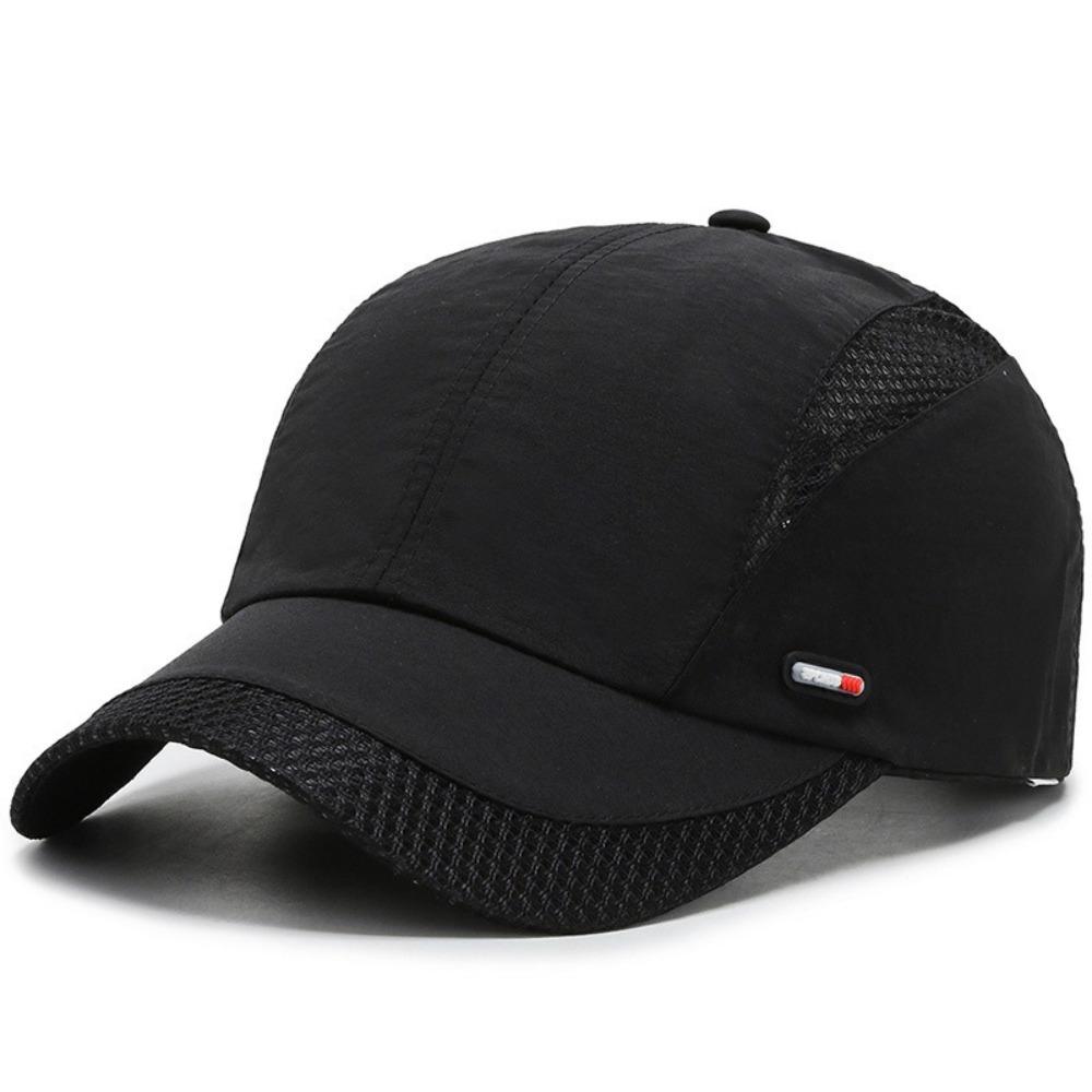 

New Adjustable Baseball Cap Moisture-Wicking Unisex Quick-Dry Hat Baseball Hat чёрный