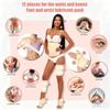 12 Piece Reusable Castor Oil Compress Leak Proof Design for Back Neck Feet Hands Multi Purpose Design