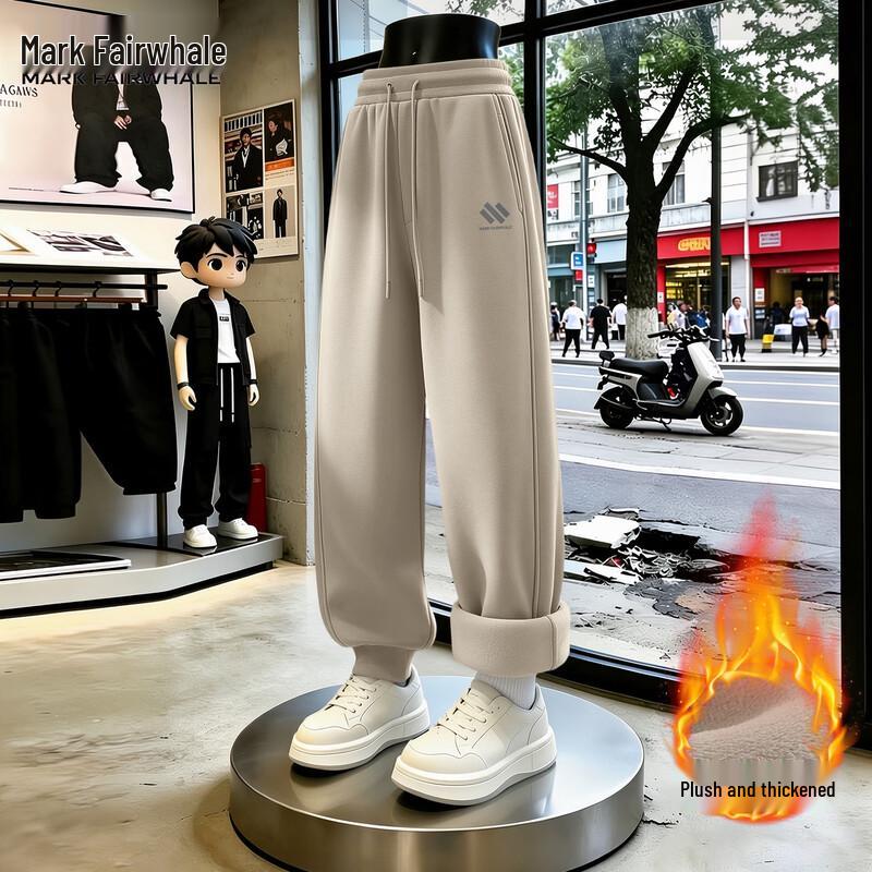 Mark Fairwhale Men's Fleece-Lined Jogger Casual Pants