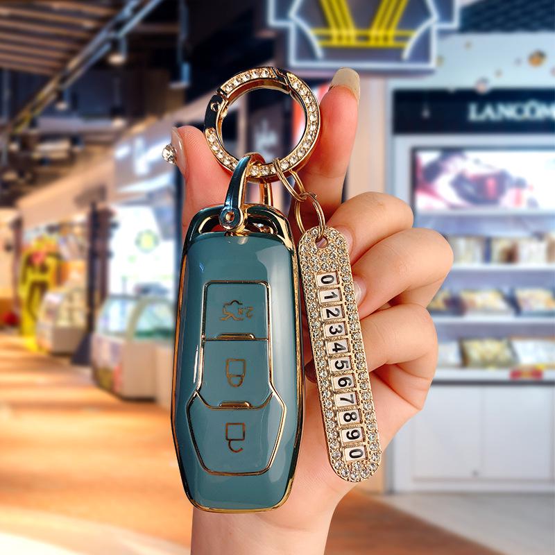 High-Grade Key Case for Ford Mondeo, Mustang, Edge, Kuga, Explorer, Taurus.