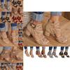 Elegant Women Chunky Block Heels Sandals With Peep Toe And Ankle Strap Buckle