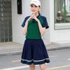 Men & Women Cotton Parent-Child Short Sleeve Sportswear Set - Summer Casual Outdoor Running & School Uniform