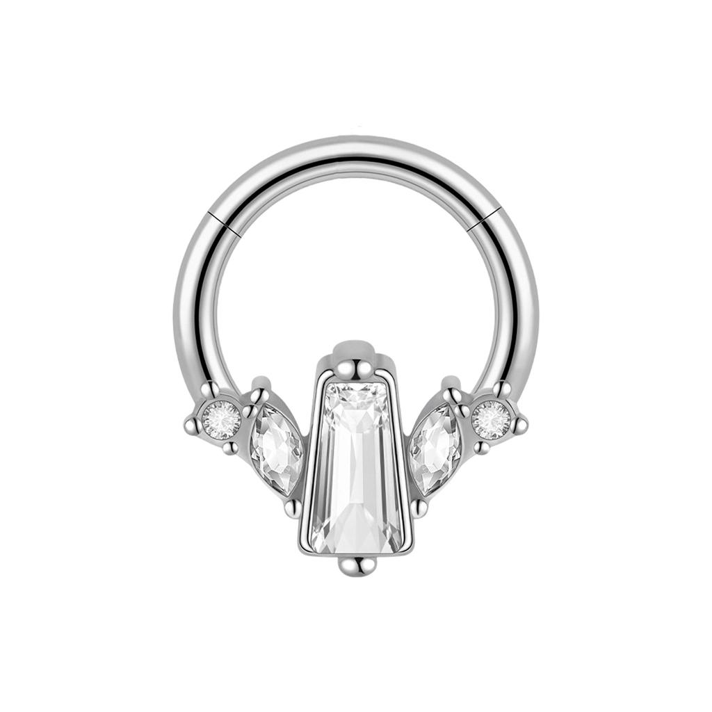 Multifunctional Nose Ring Seamless Design Comfortable Wear Body Piercing Jewelry Stainless Steel Fashion Accessories