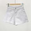 Korean High-Waist A-Line Denim Shorts for Women - Summer Wide Leg, Loose Fit Trend