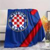 Fotbalový klub Hajduk Tištěná flanelová deka, Vysoká kvalita, Pohodlná pro všechna roční období, Domácí dekorace, Teplo a pohodlí