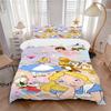 Alice Wonderland Adventure Print 3Pcs Bedding Setduvet Cover With 2 Bedropillowcase Home Birthday Gift