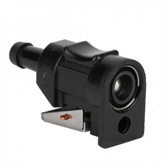 2Pcs Fuel Hose Connector for Yamaha 6mm Fuel Line Marine Outboard Engine Tank