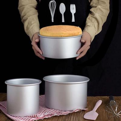 6/8/10 Inch Heightened Cake Mould Deepened Anode Removable Bottom Mold Baking Tool Cylindrical Cake Baking Tray Bakery Tools