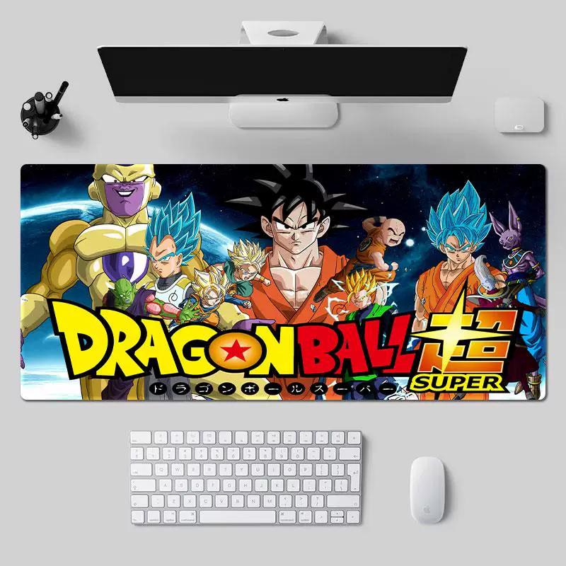 Japanese Dragon Ball Z Leather Mouse Pad Large Son Goku Cartoon Animation Hot Blood Vegeta Turtle Fairy Dragon Animation Table Mat Waterproof