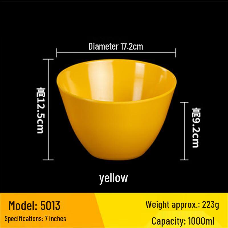 A5 Melamine Slanted Serving Bowl