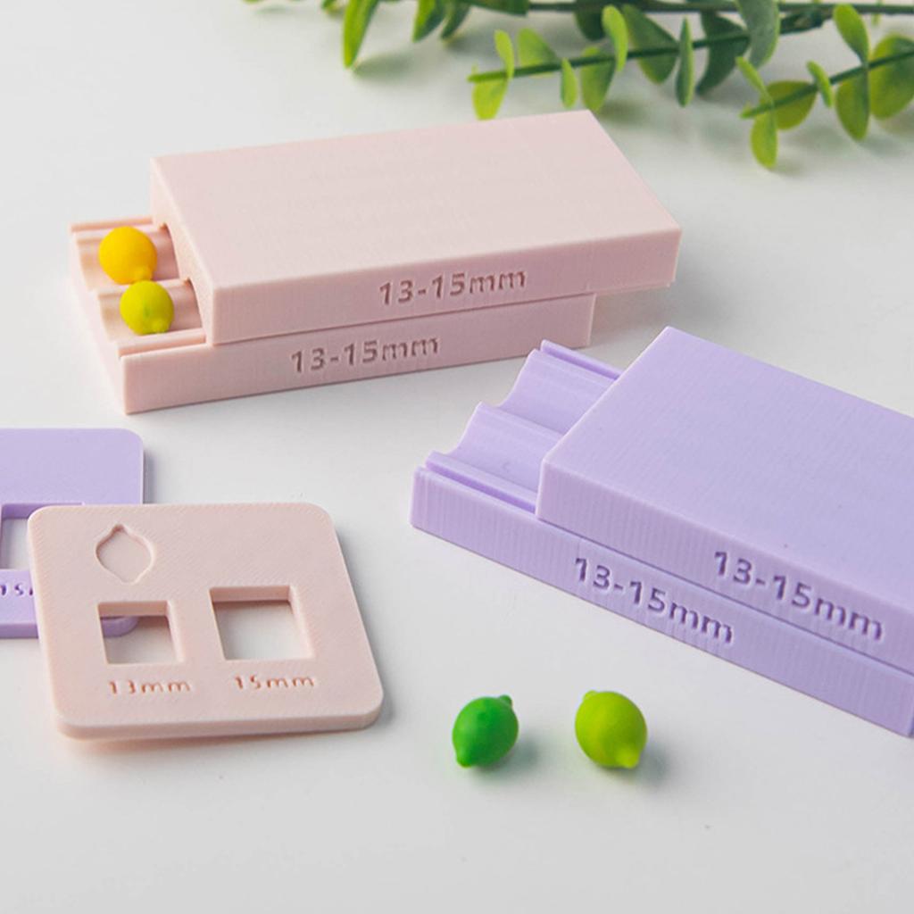 Plastic 3D Printed Lemon Bead Rolling Mold Professional Lemon Bead Rolling Tool for Clay Crafting and Jewelry Design