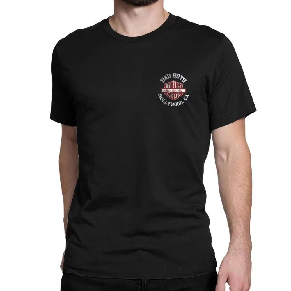 Men Women Motleys Girls Music Cotton T Shirt Crue Metal Band  Clothes Leisure Short Men Women Clothing Streetwear High Quality