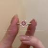 Cherry Blossom Pearl Open Ring for Women - Summer 2024 Fashionable High-End Index Finger Ring