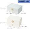 Elegant Jewelry Holder Spacious Multi Tiered Necklace and Earring Organizer with Compartments Jewellery Stoarge Box