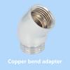 Upgrades Shower Hose Elbow Connector 145 Degree Pipe Adapter Shower Arm Extension Adapter for Extended Reach in Bath