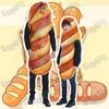 Bread Stick Costume Halloween Christmas Family Party Cosplay Unisex Adult Kids Outfit