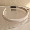 New Vintage Chinese Jacquard Satin Embroidery Thin Headband for Women Elegant Hair Band Solid Hair Hoop Fashion Hair Accessories