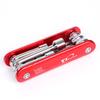 6 in 1 Folding Nut Driver Imperial/Metric Hex Nut Driver Folding Socket Wrench Steel Shank Portable Premium Handle