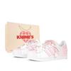Originals Superstar 2 Low-Top Skateboard-Schuhe Damen Weiß Rosa JH9976(Team-S-BOX)-Zufällige Verpackungsbeutel