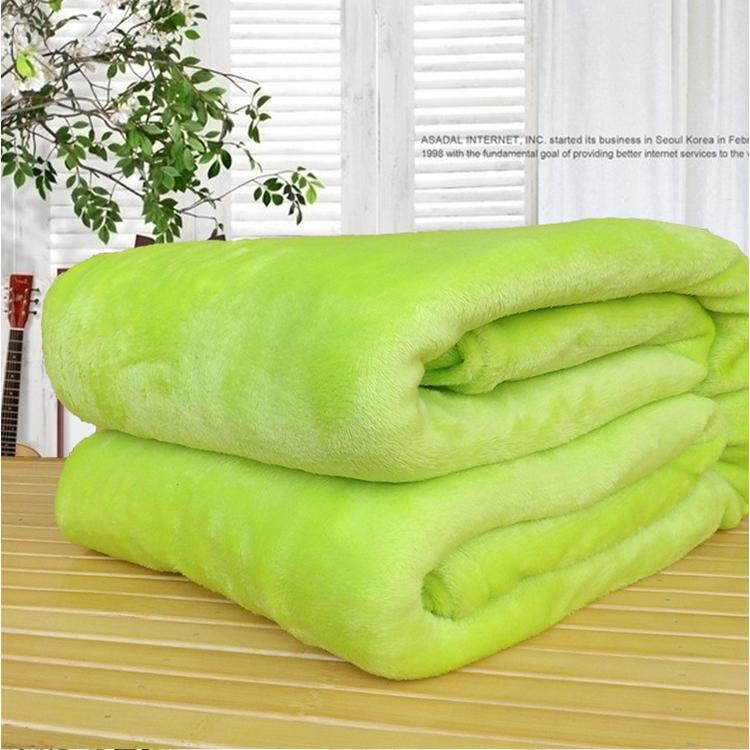 Coral Fleece Blanket Double Sided Fleece Sheet Flannel Dormitory Single Bed Blanket
