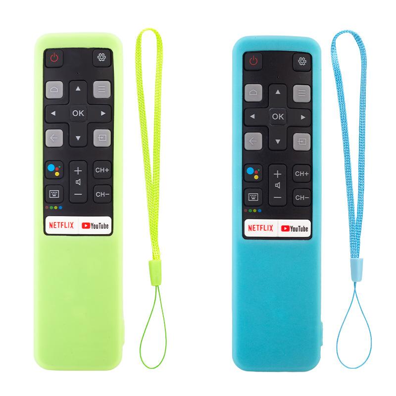 RC802V FNR1 Voice Remote Control Cases Fit for TCL Android 4K Smart TV 49P30FS 65P8S 55C715 49S6800 43S434 Protective Cover