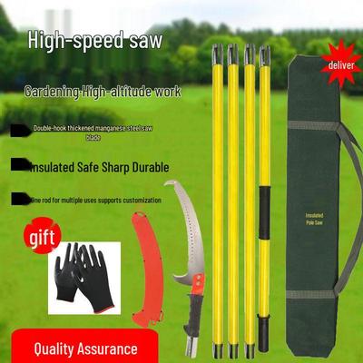 Insulated Multifunctional Telescopic Tree Saw & High Branch Pruner for Garden and Fruit Tree Pruning