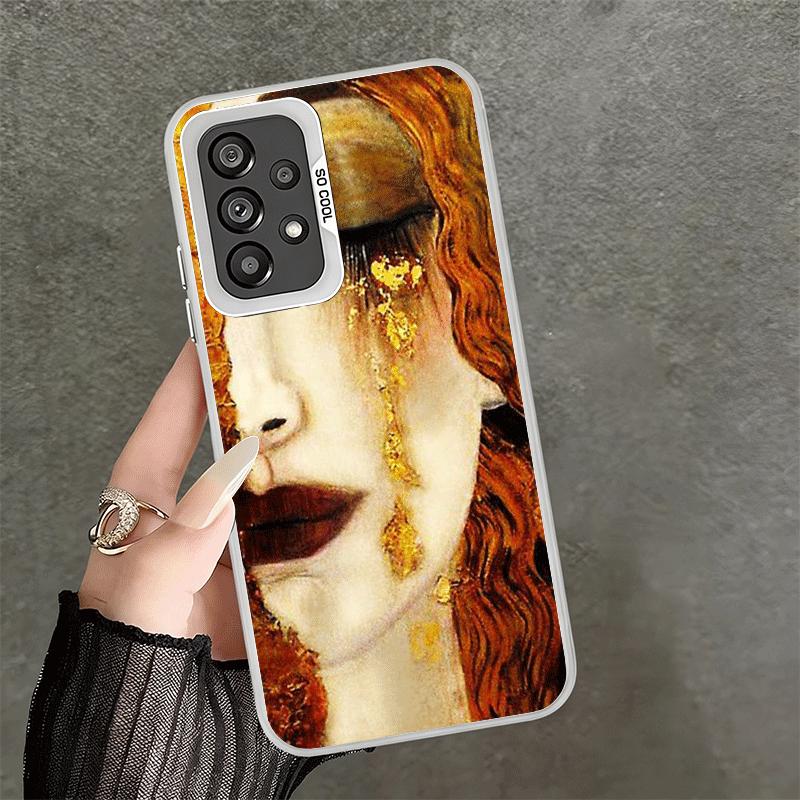

Kiss By Gustav Klimt Art Soft Phone Case for Samsung A17 A16 A15 A14 A13 A57 A56 A55 A54 A53 A37 A36 A35 A34 A33 A26 A25 A24 A23 Samsung A54