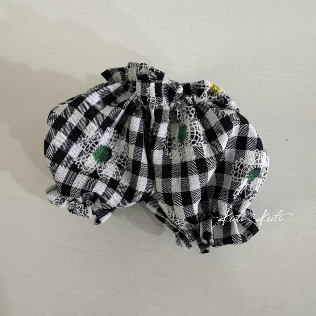 Plaid Pumpkin Dog Pants (13cm-23cm) - Labubu Pet Accessories Shorts