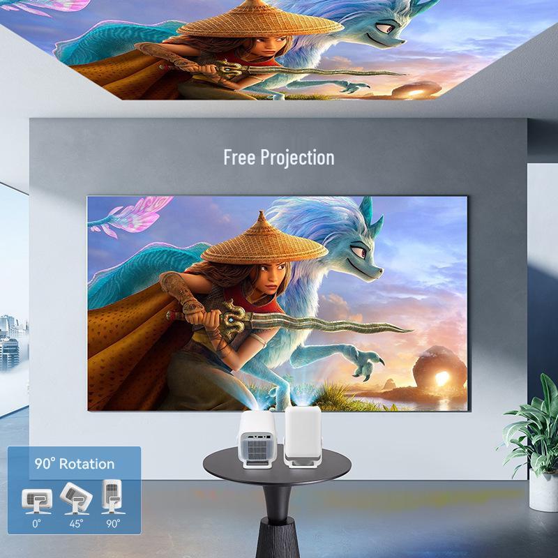 4K HD Portable Smart Projector X3 with Screen Mirroring and Android