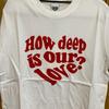 [USED] LUV IS TRUE T-shirt, Short-sleeved, White