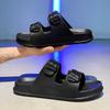Fashion Summer Men Women Slipper Outdoor Beach Sandals EVA Platform Flip Flops For House Slides Buckle Soft Thick Sole Sandals