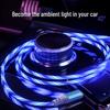 Luminous Glowing Fast-Charge Type-C Cable for Android, Huawei, Xiaomi Devices