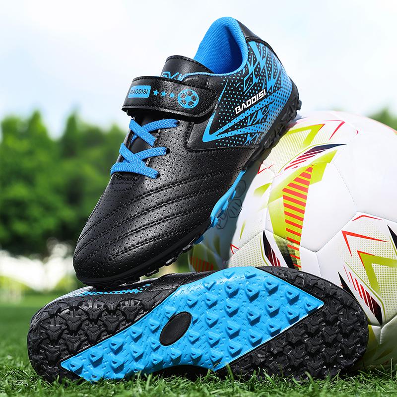 Kids  Long Stud Velcro Football Shoes for Boys & Girls - Youth Training Sneakers 33