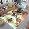 Apocalyptic Warrior Uprising Carpet Suitable for All Seasons Living Room and Bedroom Mats Doormat Office Chair Cushion Fashion