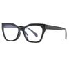New cat eye anti-blue flat mirror plain street shot Internet celebrity fashion glasses retro flat glasses ultra light