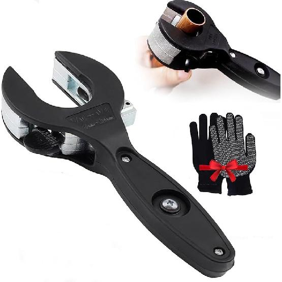 Ratcheting Tube Cutter for 1/4 to 7/8 Tubing 2 in1 Close Quarters Tube Compact Cutter ratcheting pvc cutter for cutting pvc and Soft Gold 0.23 to 0.9 (6-23mm)