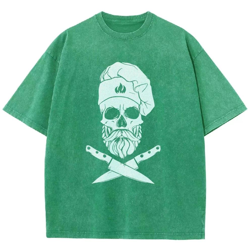 

Хоррор Комикс Крутой Череп Пиратский Принт Футболки Для Женщин Летняя Мода Повседневные Свободные С Коротким Рукавом Футболки с Круглым Вырезом 3XL