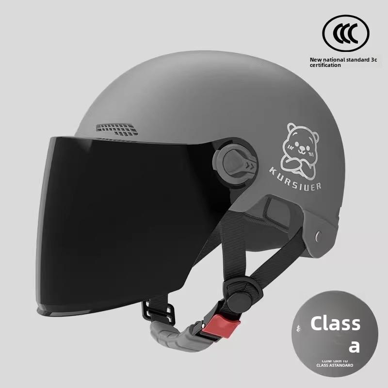 Electric Vehicle Helmet Men and Women Large Summer Breathable Four Seasons Universal Safety Helmet Half Helmet