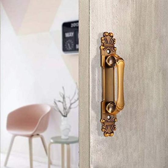 165mm Antique Handle, Red Bronze Pendant Handle Pull Knob, Hanging and Movable Design, European Drop Handle for Cabinet Door Wardrobe Drawer 2Pcs