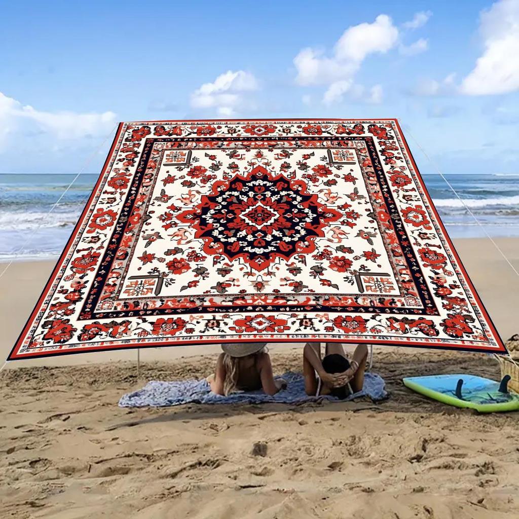 Portable Sun Shelter & Camping Tarp - Outdoor Tent and Picnic Ground Cover