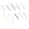 6Pcs Heart Crystal Diamond Ballpoint Pen, Twist Action Smooth To Write Office Signing Pen for Office School