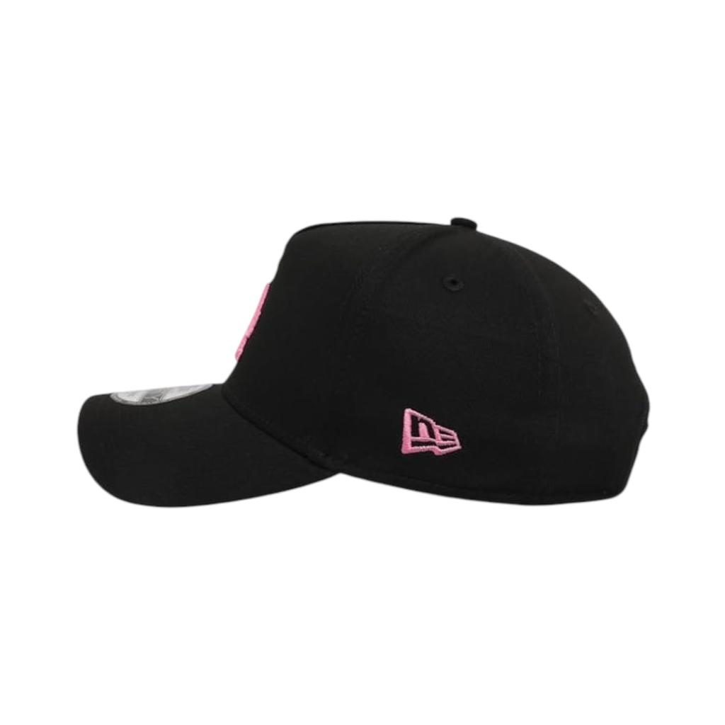 New Era LA Yankees MLB 9FORTY Snapback Cap Free Dodgers/NY Black/Pink (JP, Alphabet, Size, LA-Black/Pink) [Used]