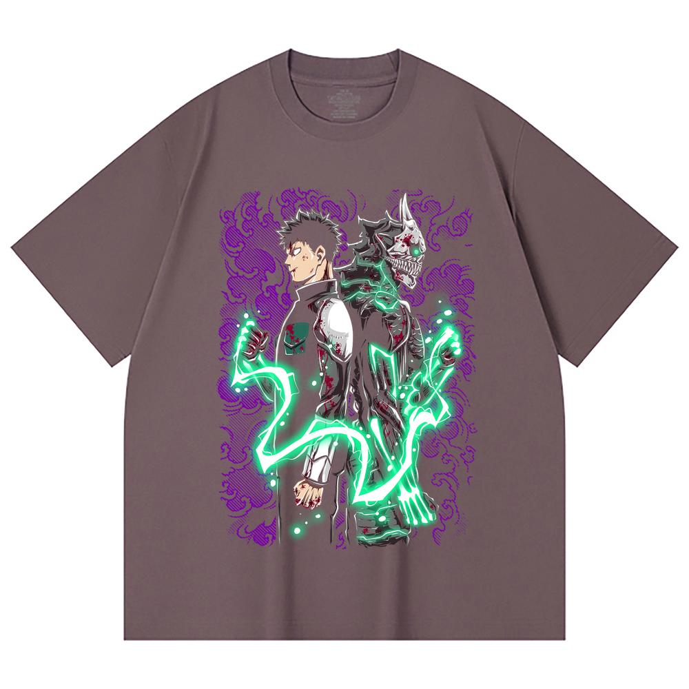 230 Gsm 100% Cotton Kaiju No 8 V9 Kafka Print Unisex Heavy Cotton T Shirt