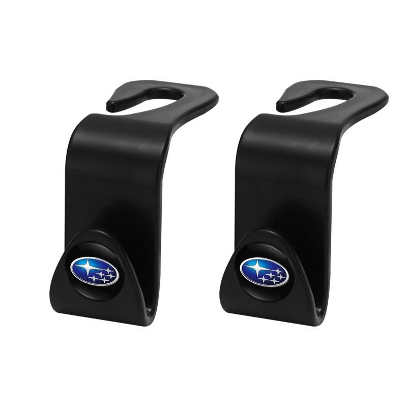2Pcs Car Seat Back Hooks Storage Holder for Subaru WRX STI Impreza Forester Outback BRZ Legacy Ascent XV Levorg