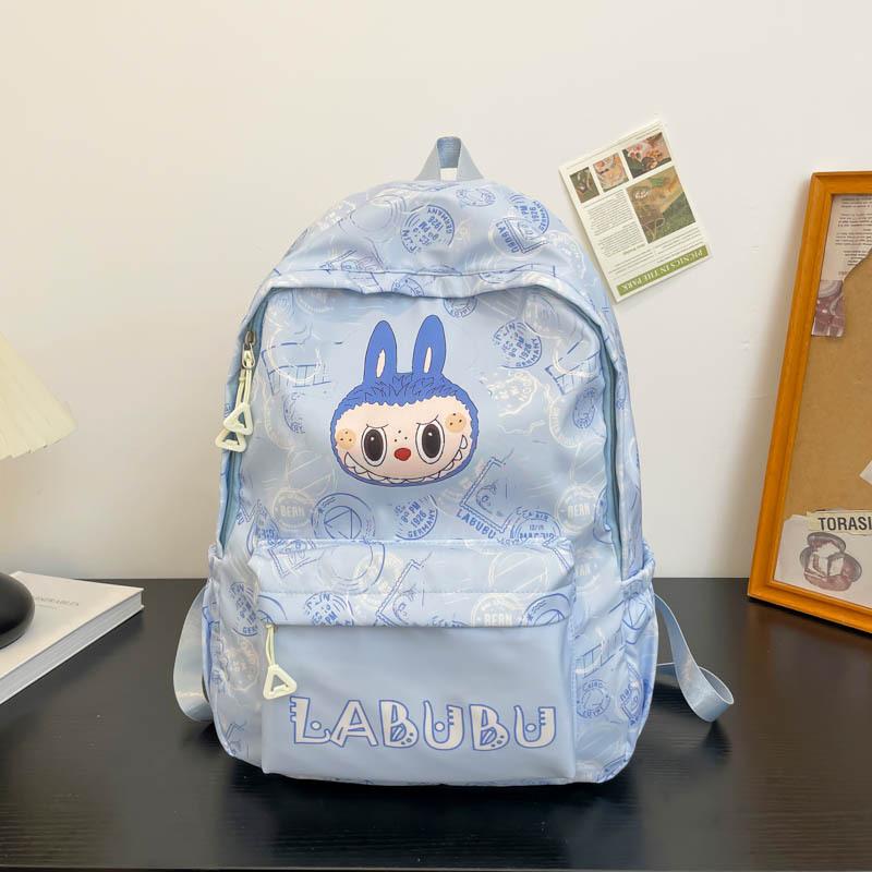 School bag new backpack female high school student trend cartoon animation backpack fashion going out casual backpack