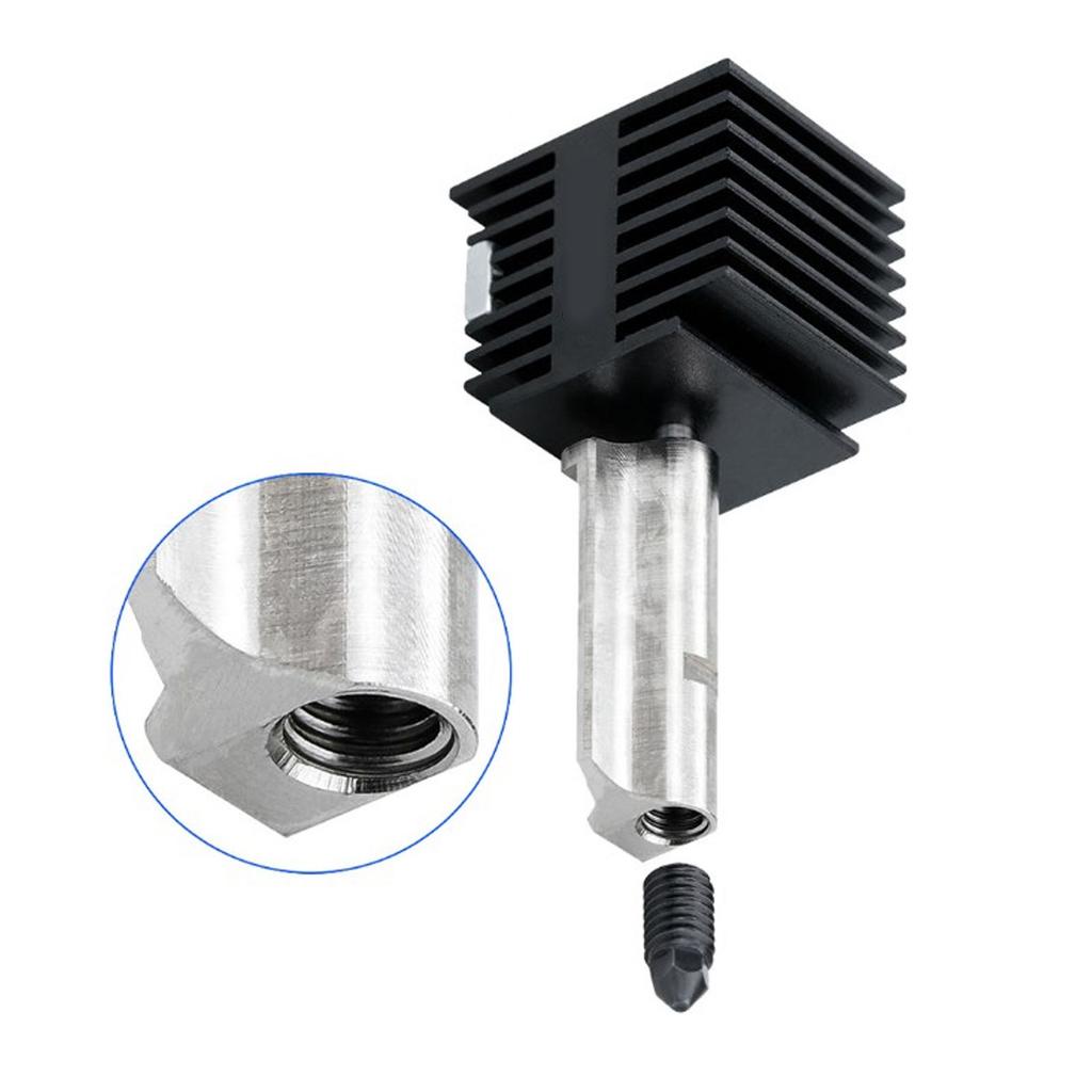 3D-Druckerende Abnehmbares Gehärteter Stahl Düsen-Kit Extruder Ersatzzubehör für Bambu Lab A1 A1 Mini