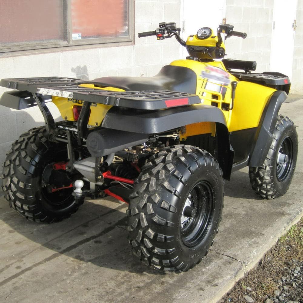 G-PLUS Leder Sitzbezug Kompatibel mit Polaris Sportsman 400 500 600 700 1996-2004 Standard ATV Sitzschutz Ersatz Schwarz